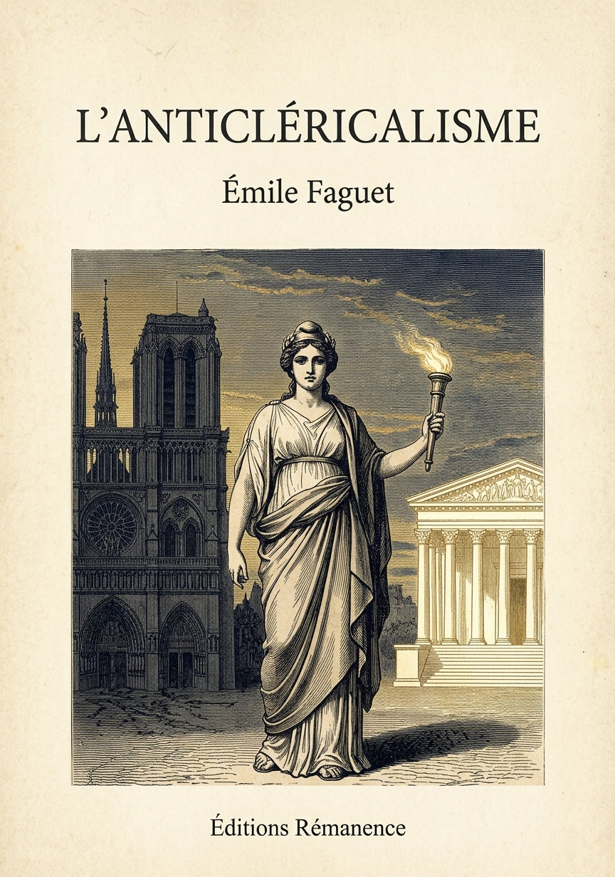 L'Anticléricalisme - Émile Faguet (Couverture)