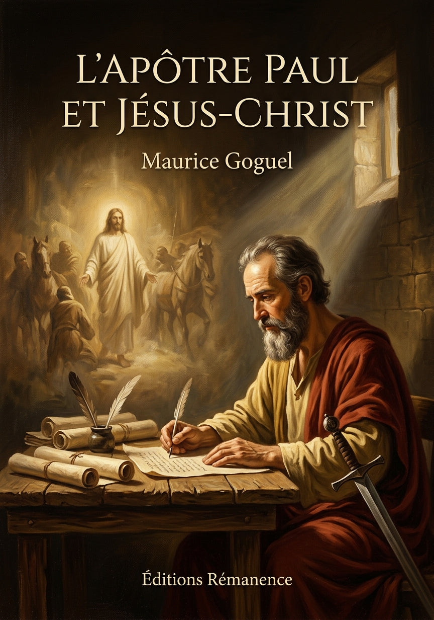 Livre L'Apôtre Paul et Jésus-Christ par Maurice Goguel - Couverture - Editions Remanence