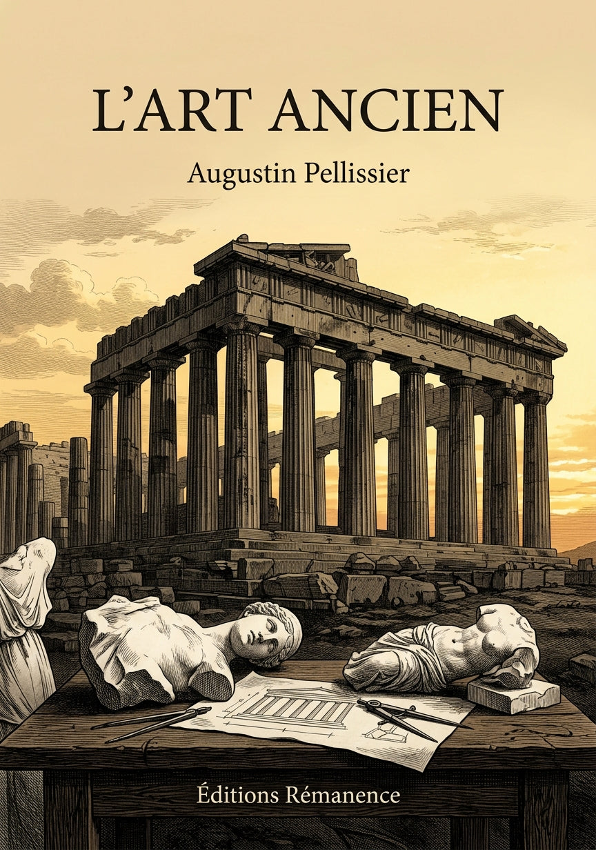 Livre L'Art ancien par Augustin Pellissier - Couverture - Editions Remanence