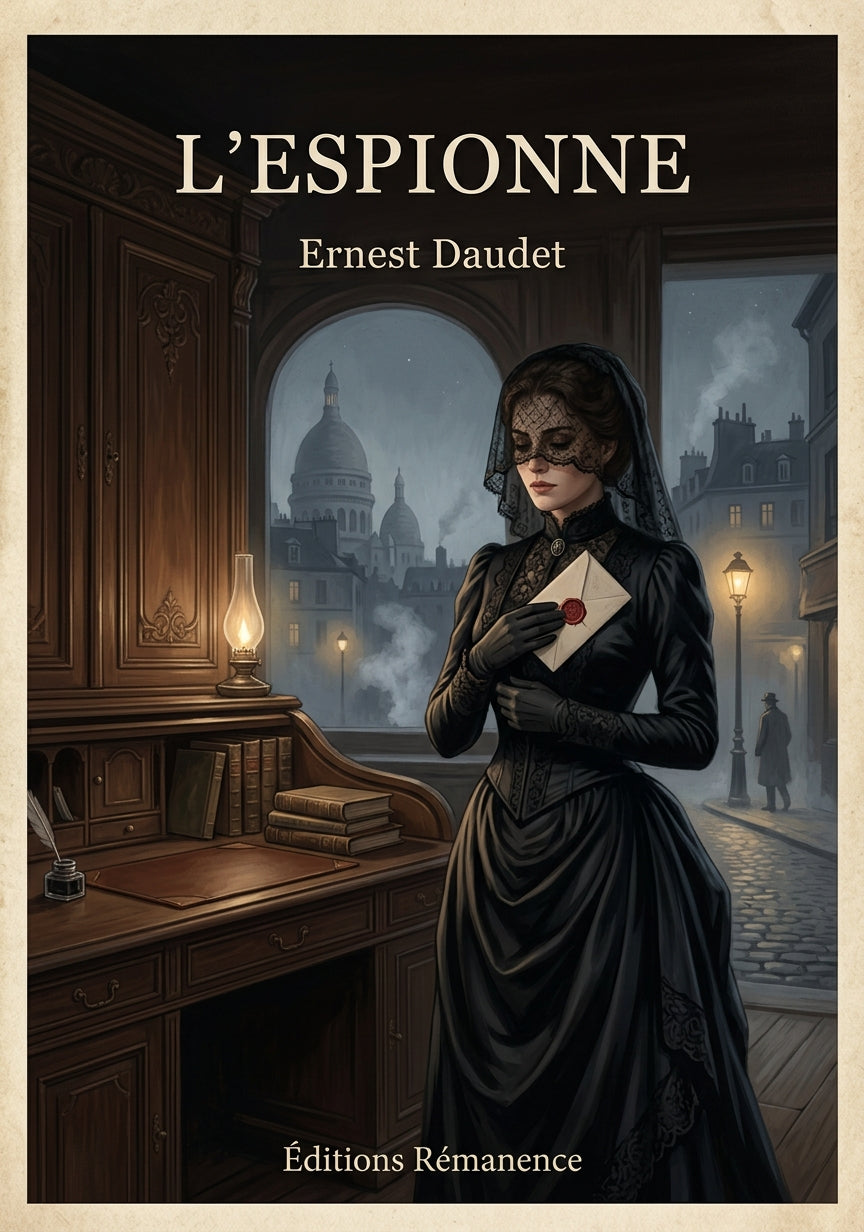 L'espionne - Ernest Daudet (Couverture)