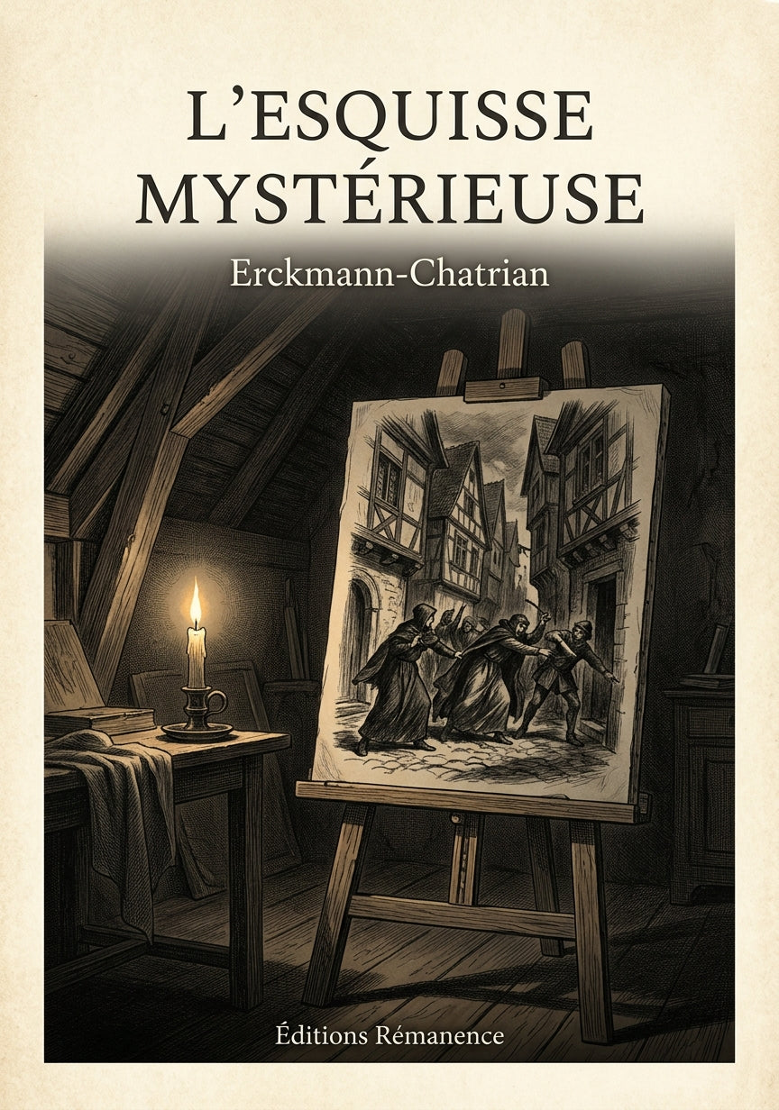 L'esquisse mystérieuse - Erckmann-Chatrian (Couverture)