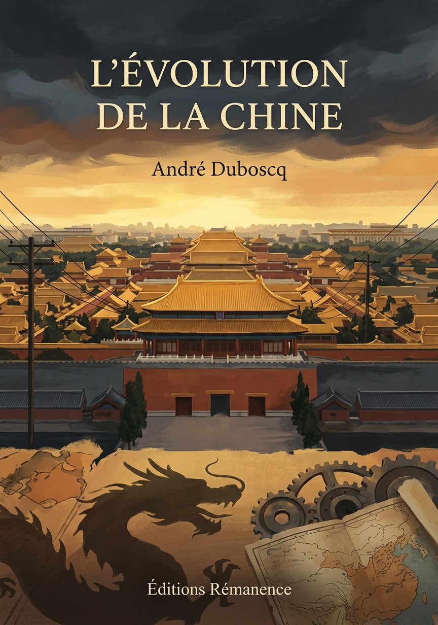 Livre L'évolution de la Chine par André Duboscq - Couverture - Editions Remanence