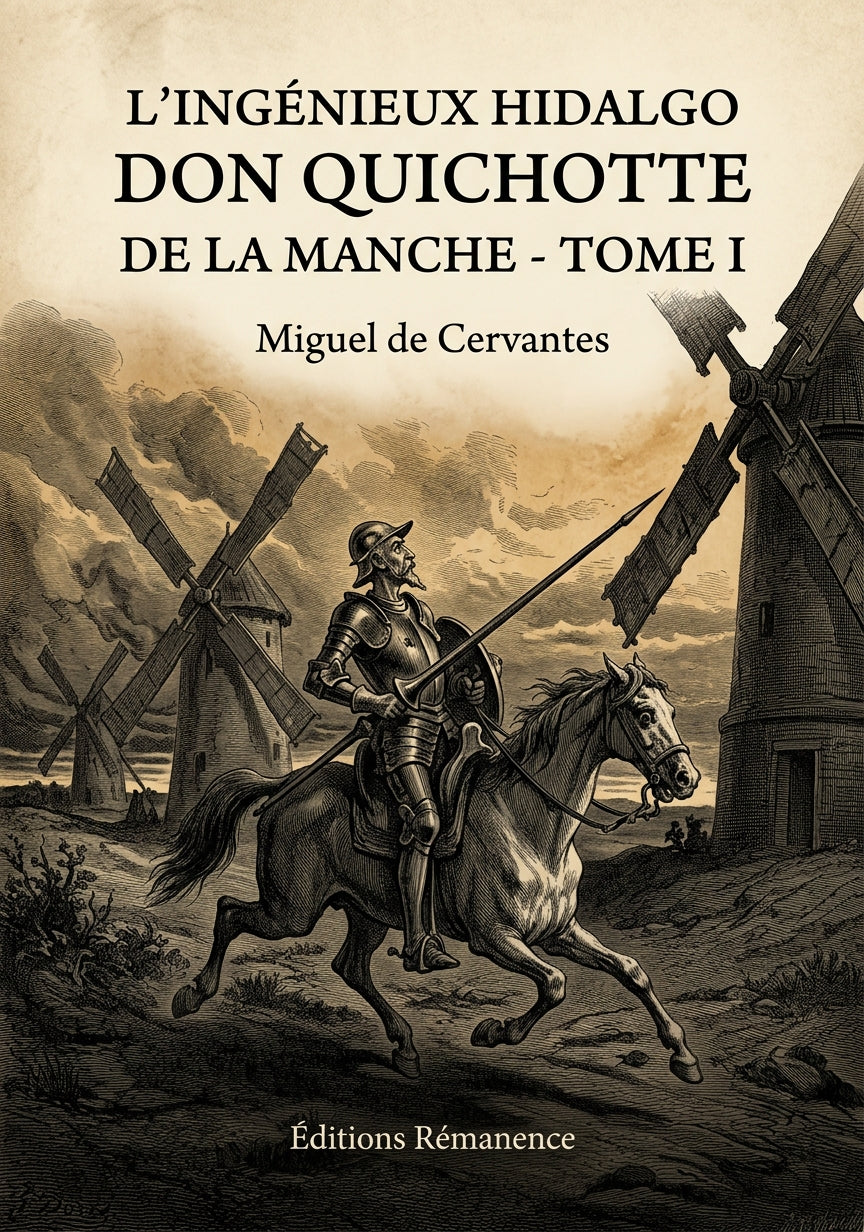 L'ingénieux hidalgo Don Quichotte de la Manche - Tome I - Miguel de Cervantes (Couverture)