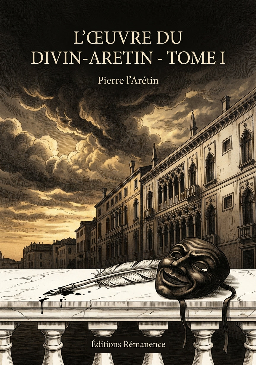 Livre L'œuvre du Divin-Aretin - Tome I par Pierre l’Arétin - Couverture - Editions Remanence