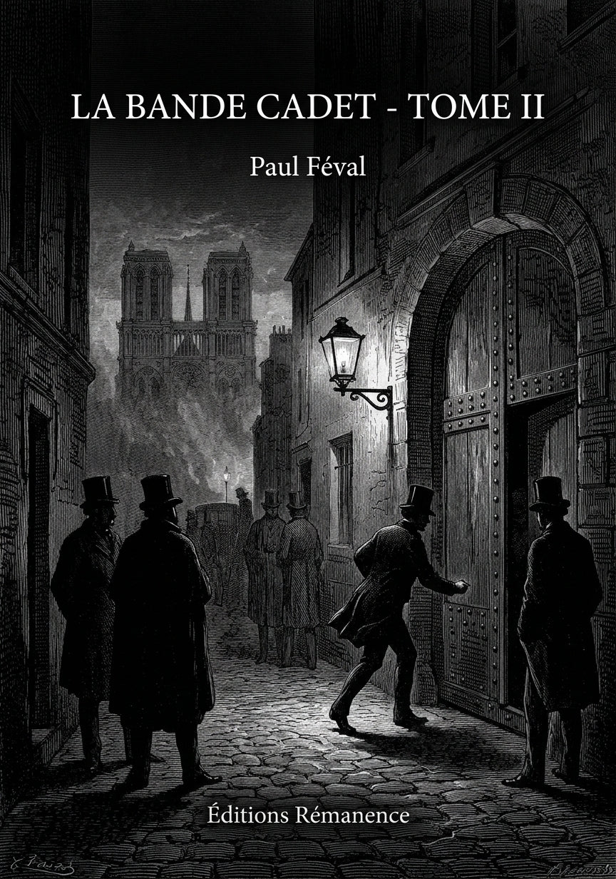 Livre La Bande Cadet - Tome II par Paul Féval - Couverture - Editions Remanence