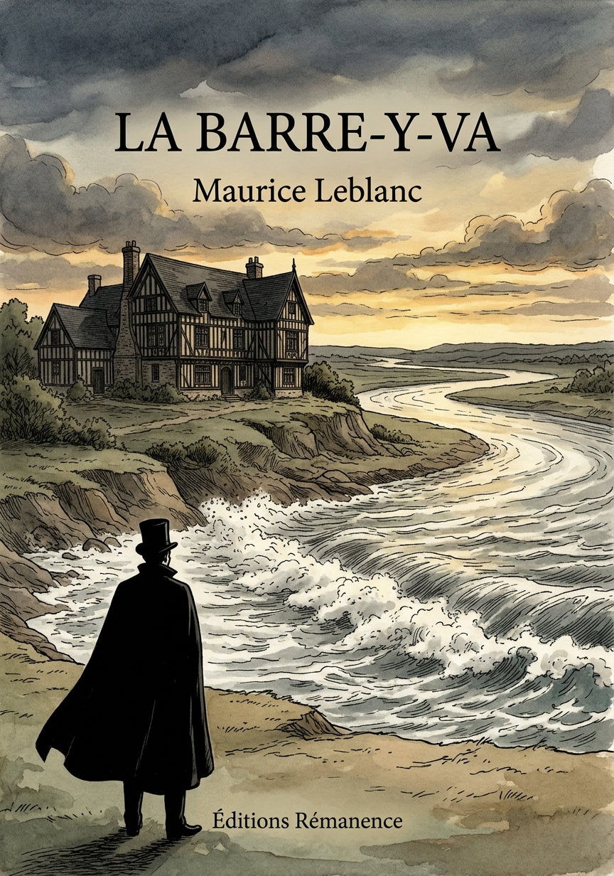 Livre La Barre-y-va par Maurice Leblanc - Couverture - Editions Remanence