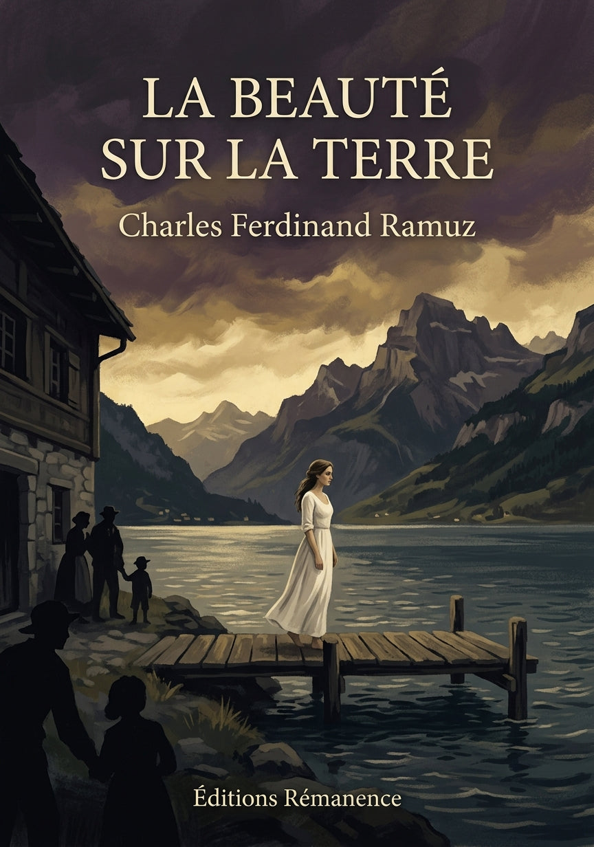 Livre La Beauté sur la terre par Charles Ferdinand Ramuz - Couverture - Editions Remanence