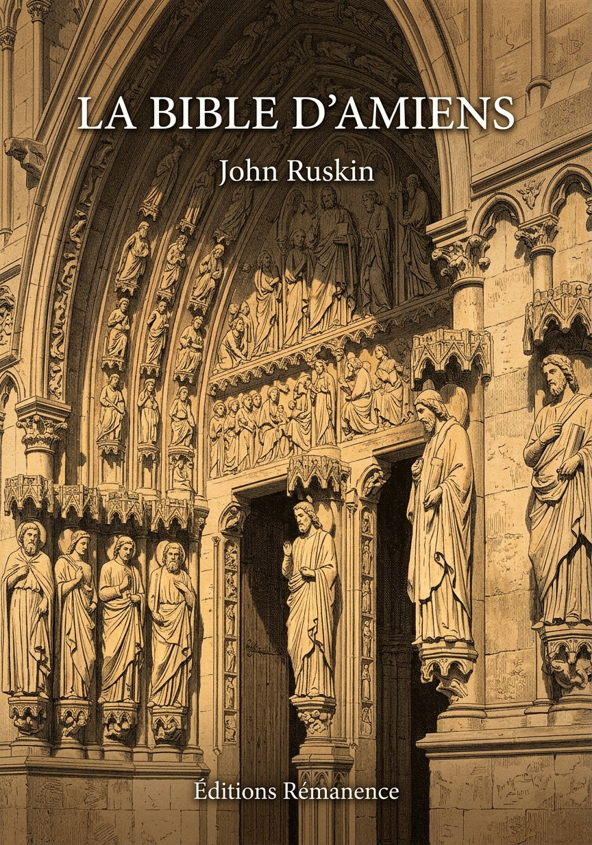 Livre La Bible d’Amiens par John Ruskin - Couverture - Editions Remanence
