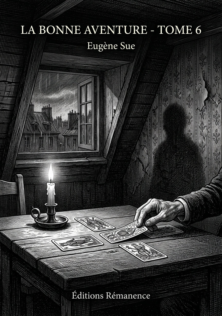 Livre La Bonne aventure - Tome 6 par Eugène Sue - Couverture - Editions Remanence