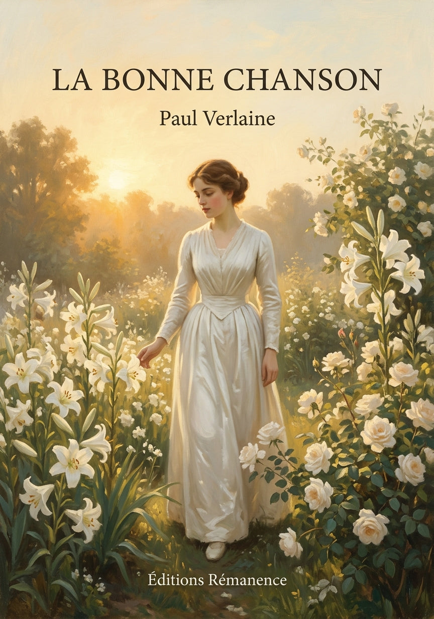 Livre La Bonne Chanson par Paul Verlaine - Couverture - Editions Remanence