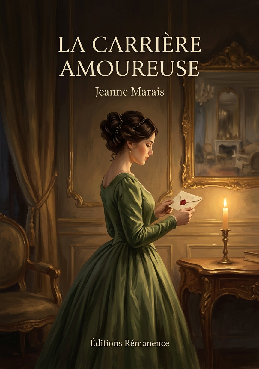 Livre La Carrière amoureuse par Jeanne Marais - Couverture - Editions Remanence