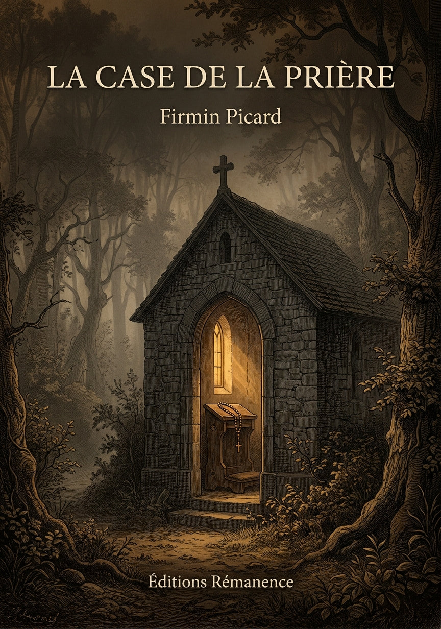 Livre La case de la prière par Firmin Picard - Couverture - Editions Remanence