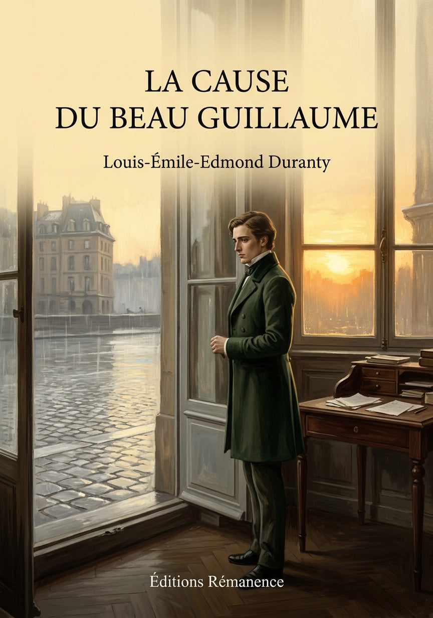 Livre La Cause du beau Guillaume par Louis-Émile-Edmond Duranty - Couverture - Editions Remanence