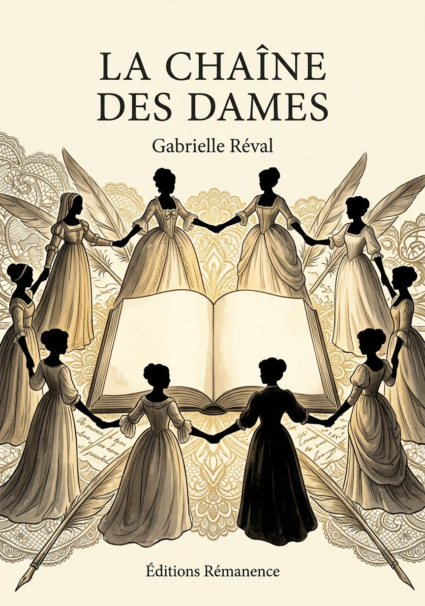 Livre La Chaîne des dames par Gabrielle Réval - Couverture - Editions Remanence