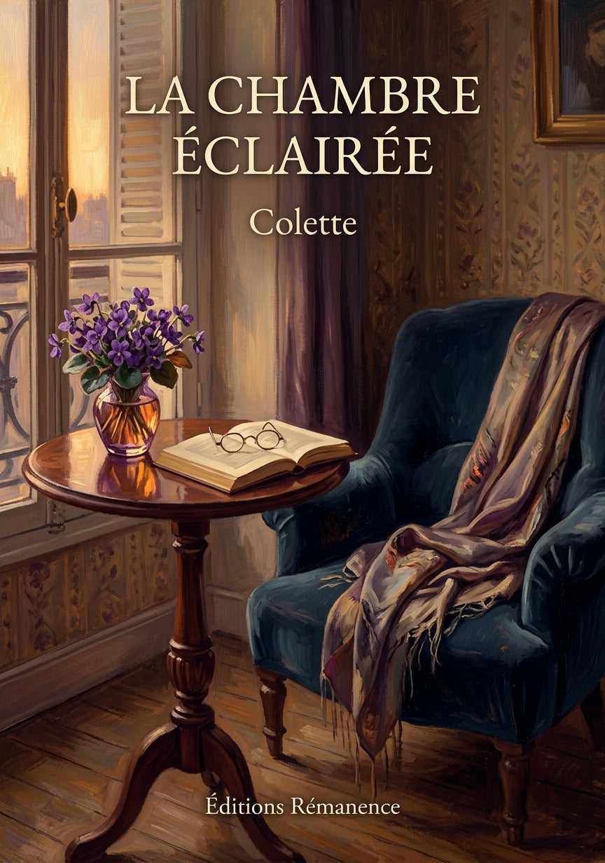 Livre La Chambre éclairée par Colette - Couverture - Editions Remanence