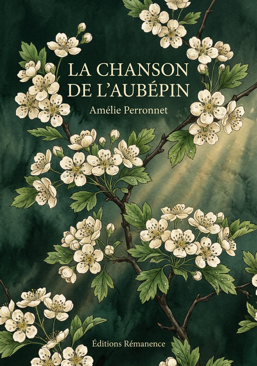 Livre La Chanson de l’aubépin par Amélie Perronnet - Couverture - Editions Remanence