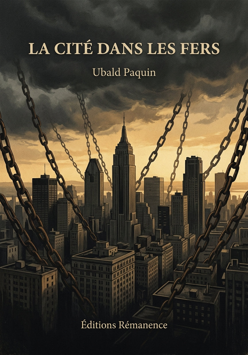 Livre La cité dans les fers par Ubald Paquin - Couverture - Editions Remanence