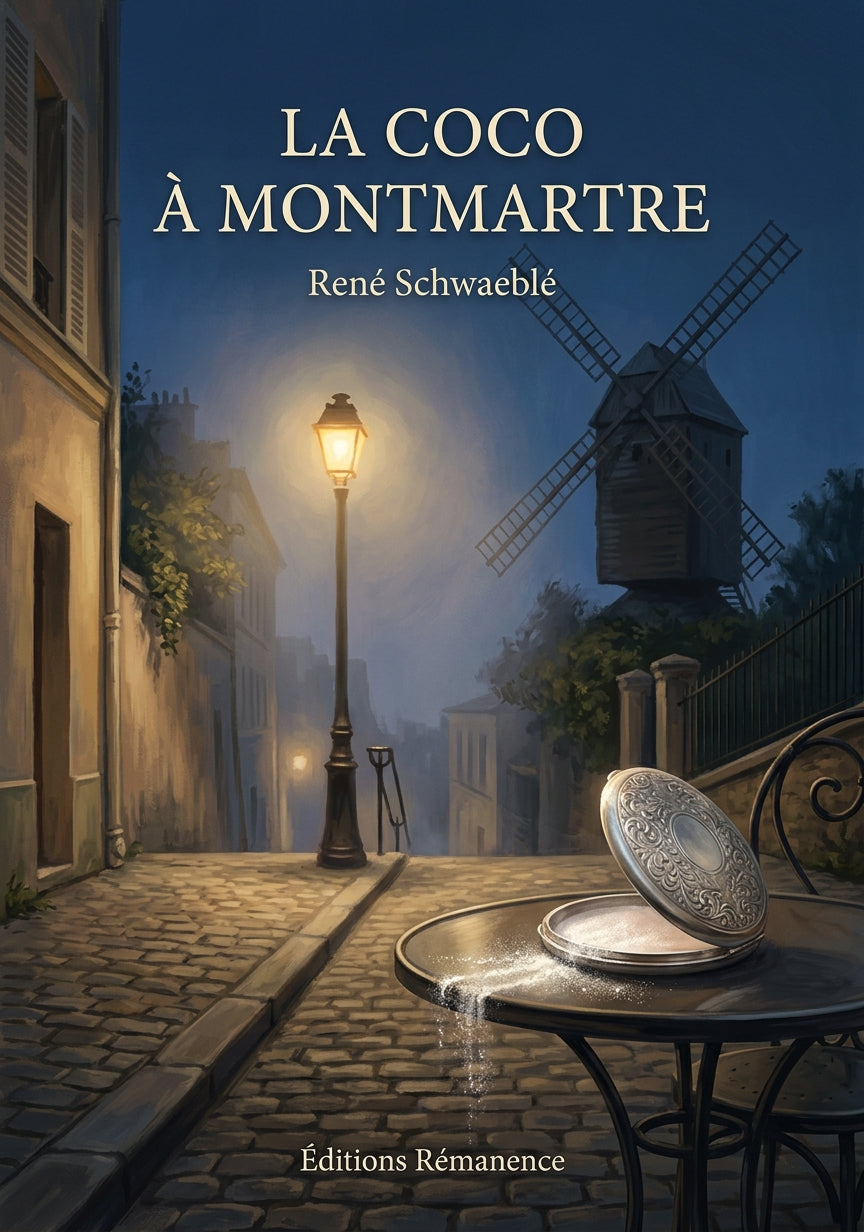 Livre La Coco à Montmartre par René Schwaeblé - Couverture - Editions Remanence