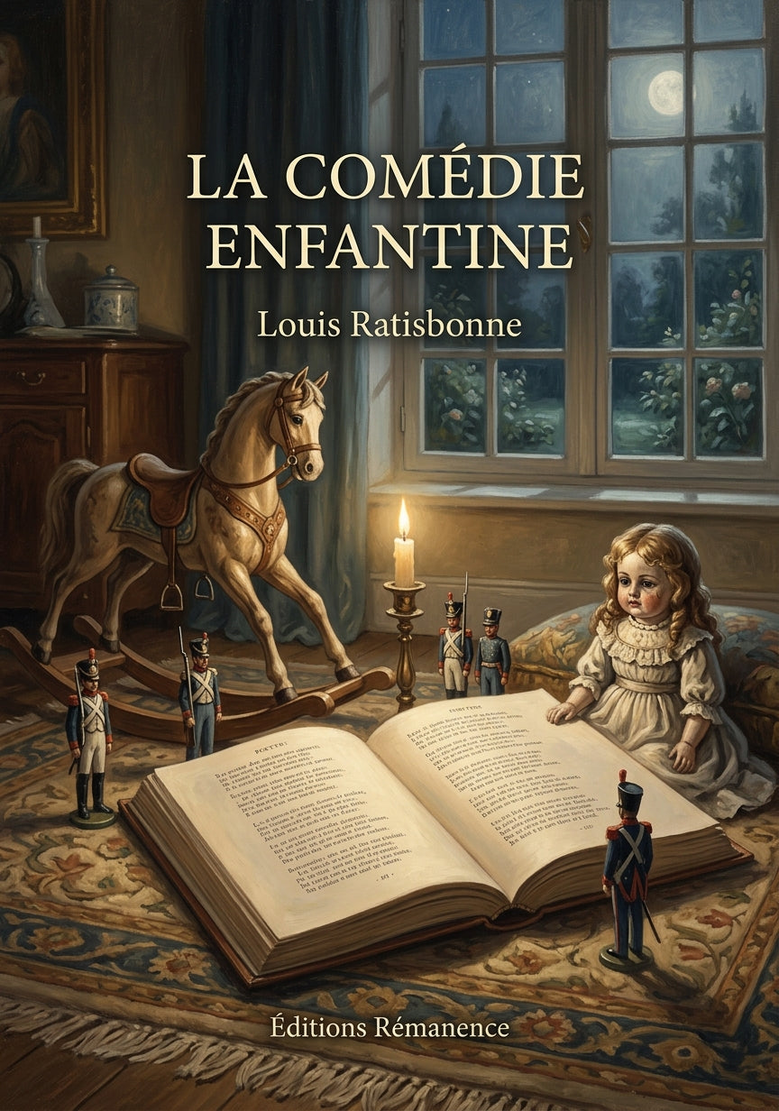 Livre La Comédie enfantine par Louis Ratisbonne - Couverture - Editions Remanence