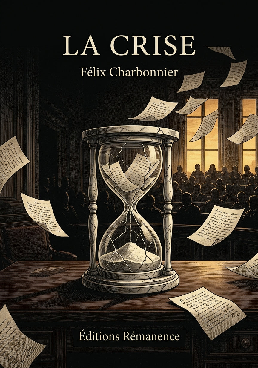 Livre La crise par Félix Charbonnier - Couverture - Editions Remanence