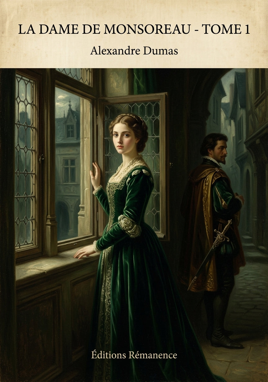 La dame de Monsoreau - Tome 1 - Alexandre Dumas (Couverture)