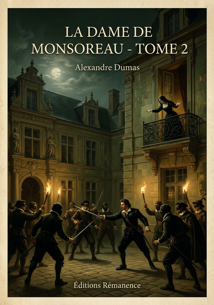 La dame de Monsoreau - Tome 2 - Alexandre Dumas (Couverture)