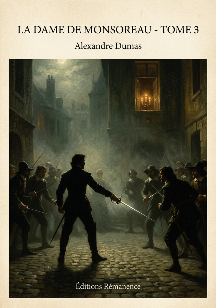 La dame de Monsoreau - Tome 3 - Alexandre Dumas (Couverture)