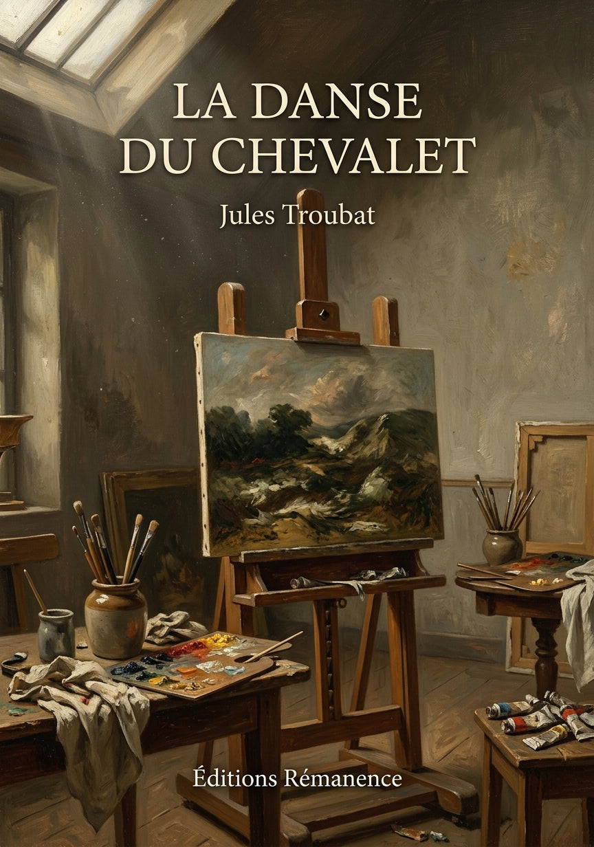 Livre La danse du chevalet par Jules Troubat - Couverture - Editions Remanence