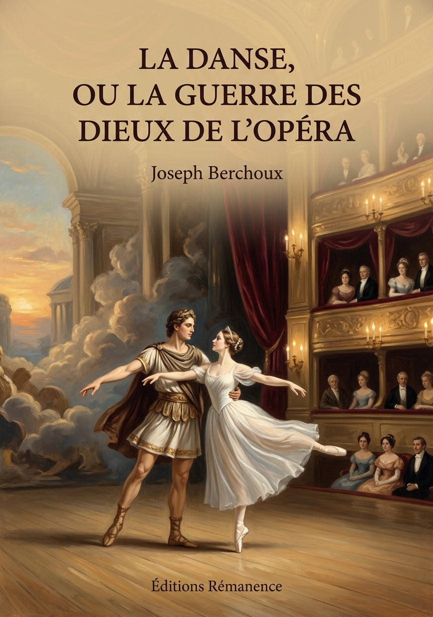 Livre La Danse, ou la Guerre des dieux de l'Opéra par Joseph Berchoux - Couverture - Editions Remanence