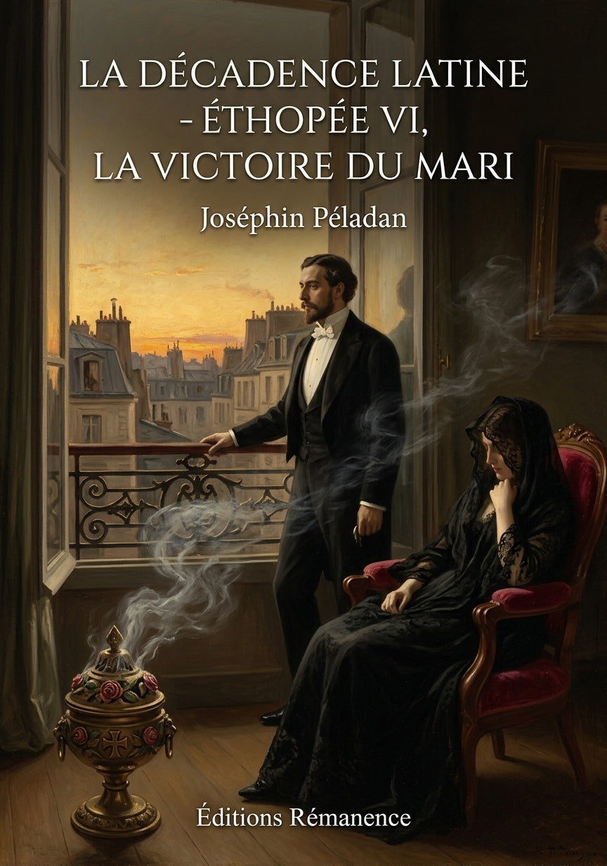Livre La Décadence latine - Éthopée VI, La Victoire du mari par Joséphin Péladan - Couverture - Editions Remanence
