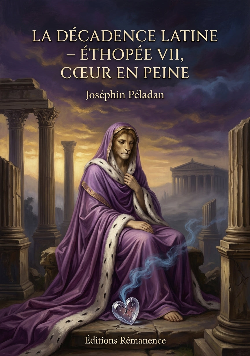 Livre La Décadence latine - Éthopée VII, Cœur en peine par Joséphin Péladan - Couverture - Editions Remanence