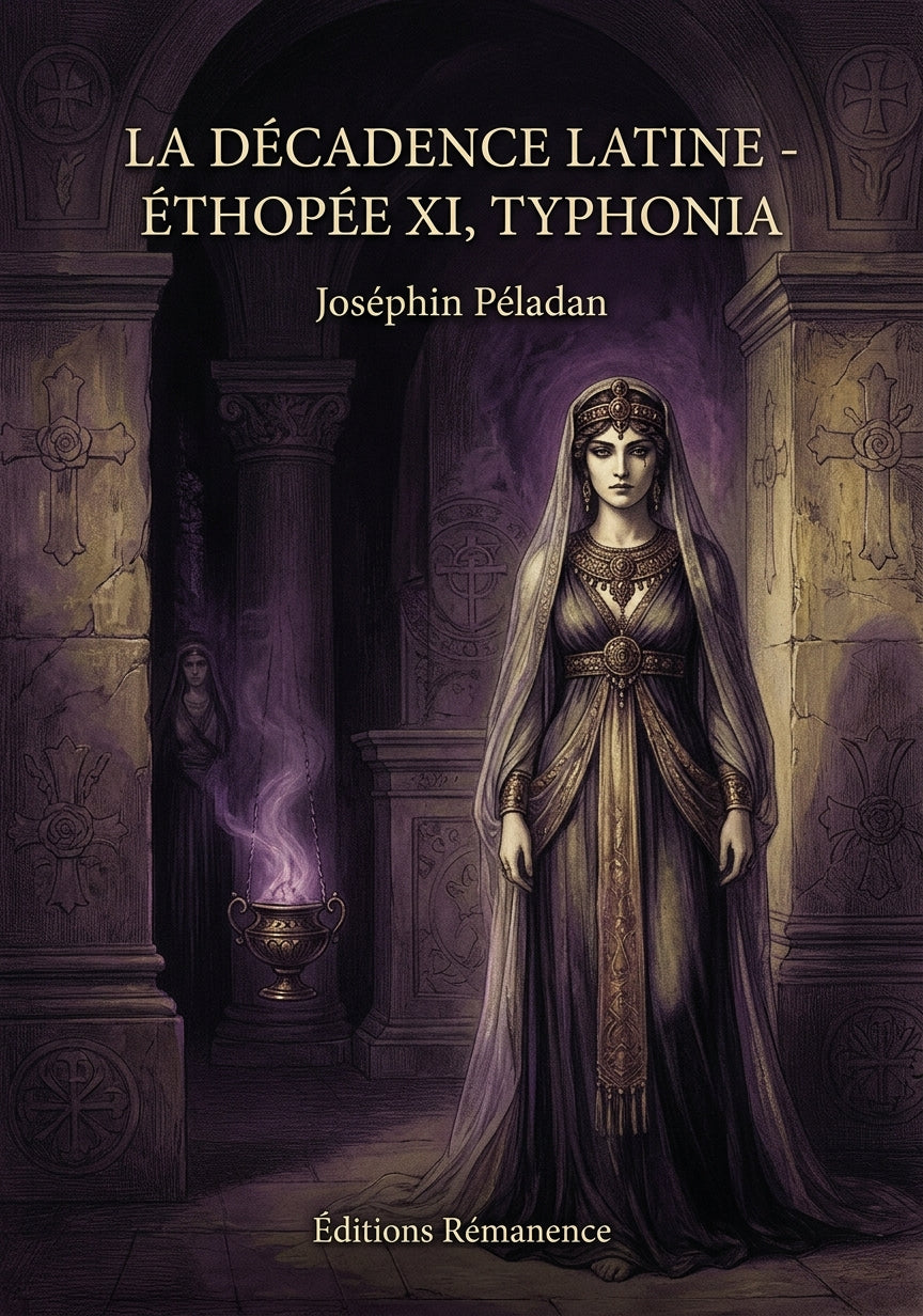 Livre La Décadence latine - Éthopée XI, Typhonia par Joséphin Péladan - Couverture - Editions Remanence