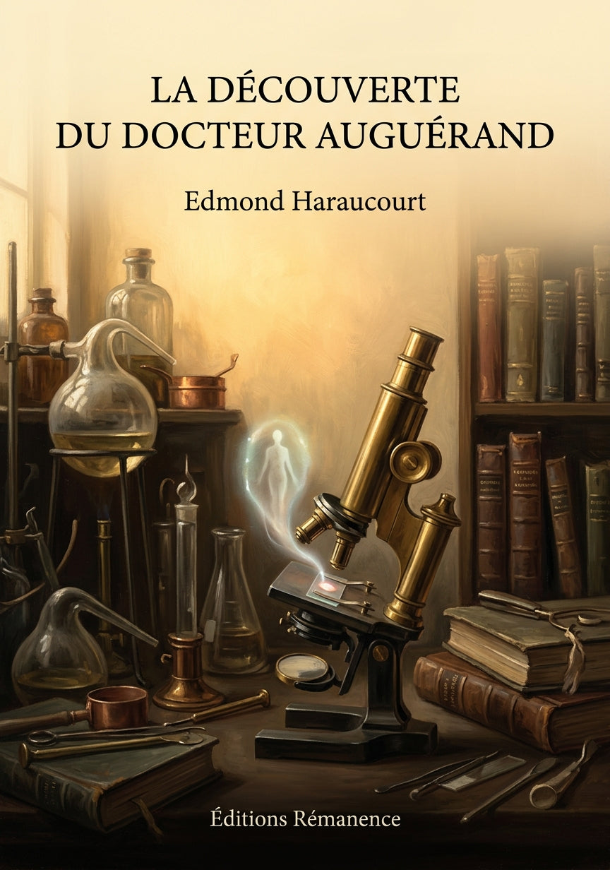 Livre La Découverte du docteur Auguérand par Edmond Haraucourt - Couverture - Editions Remanence