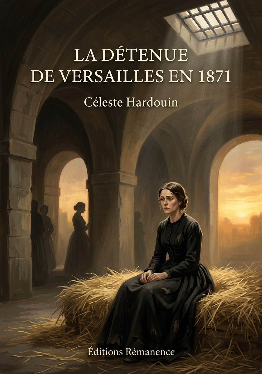 Livre La Détenue de Versailles en 1871 par Céleste Hardouin - Couverture - Editions Remanence