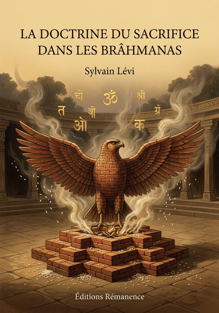 Livre La Doctrine du sacrifice dans les Brâhmanas par Sylvain Lévi - Couverture - Editions Remanence