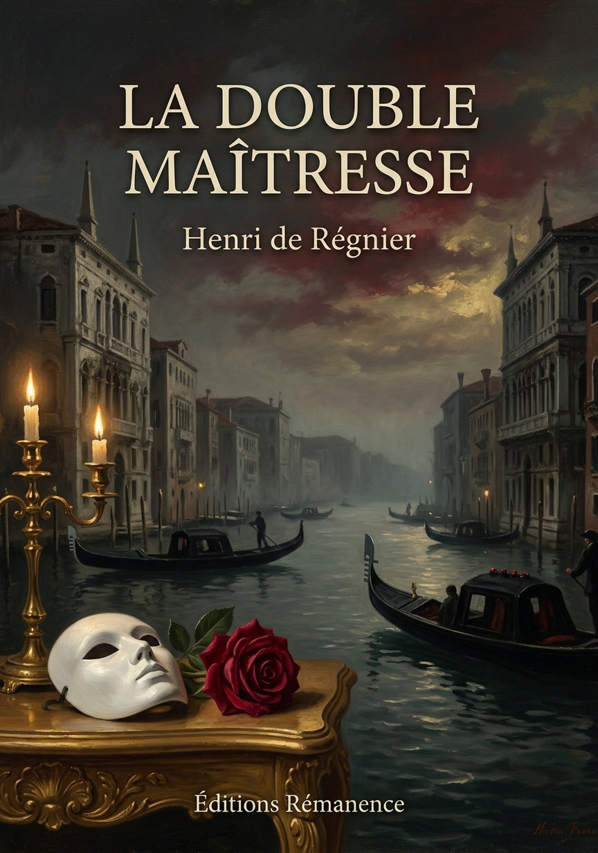 Livre La Double Maîtresse par Henri de Régnier - Couverture - Editions Remanence