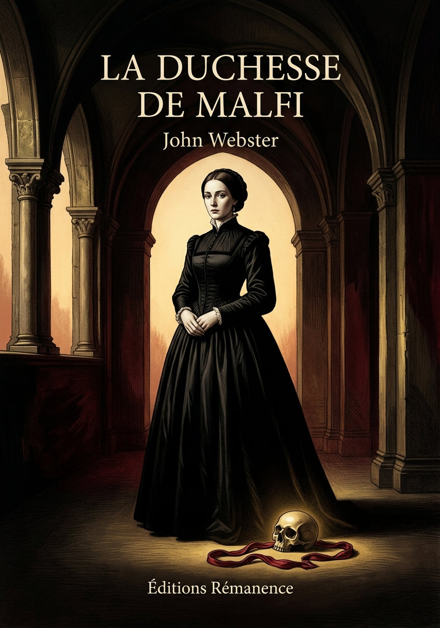 Livre La Duchesse de Malfi par John Webster - Couverture - Editions Remanence