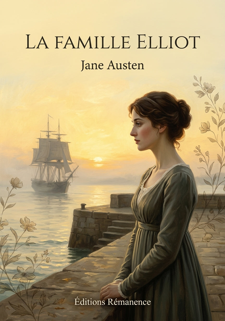 Livre La Famille Elliot par Jane Austen - Couverture - Editions Remanence