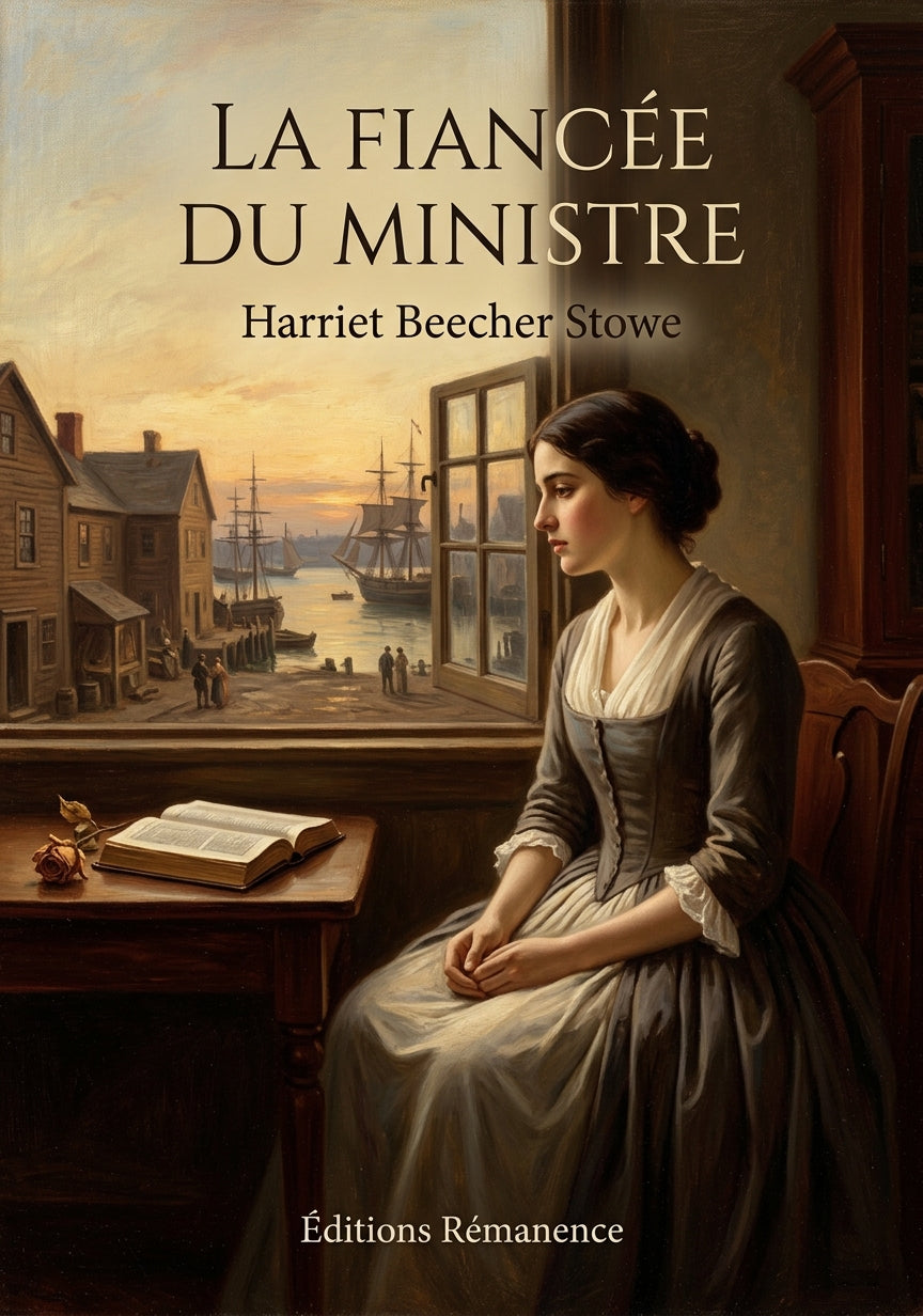 Livre La fiancée du ministre par Harriet Beecher Stowe - Couverture - Editions Remanence