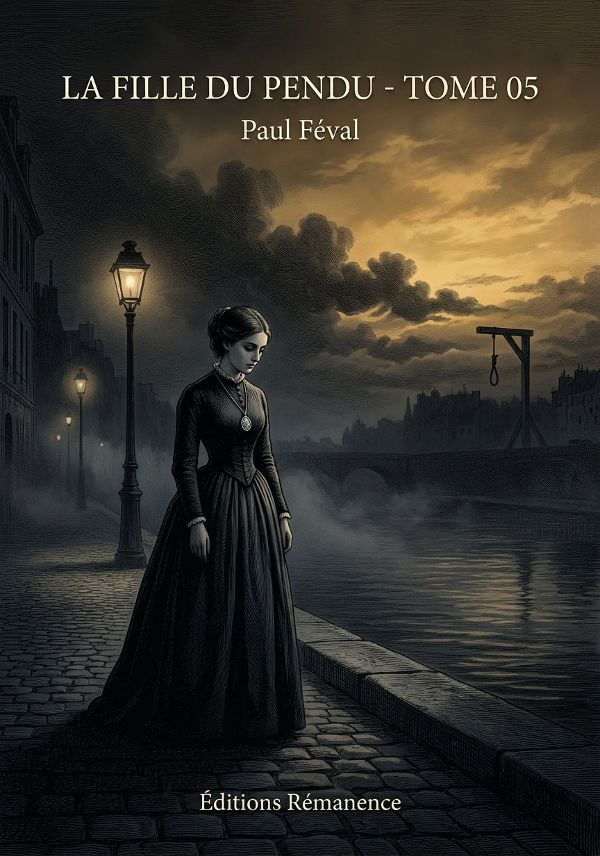 Livre La Fille du pendu - Tome 05 par Paul Féval - Couverture - Editions Remanence