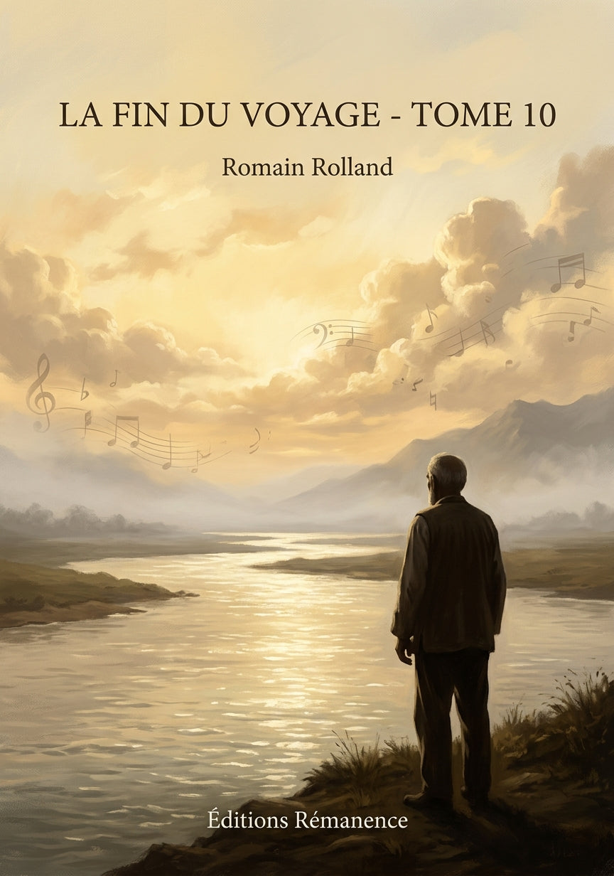 Livre La Fin du voyage - Tome 10 par Romain Rolland - Couverture - Editions Remanence