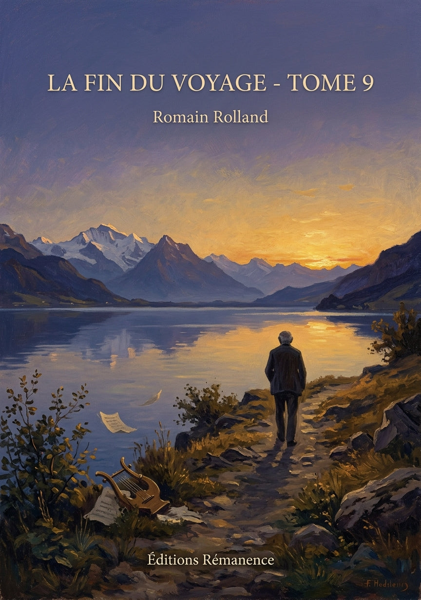Livre La Fin du voyage - Tome 9 par Romain Rolland - Couverture - Editions Remanence