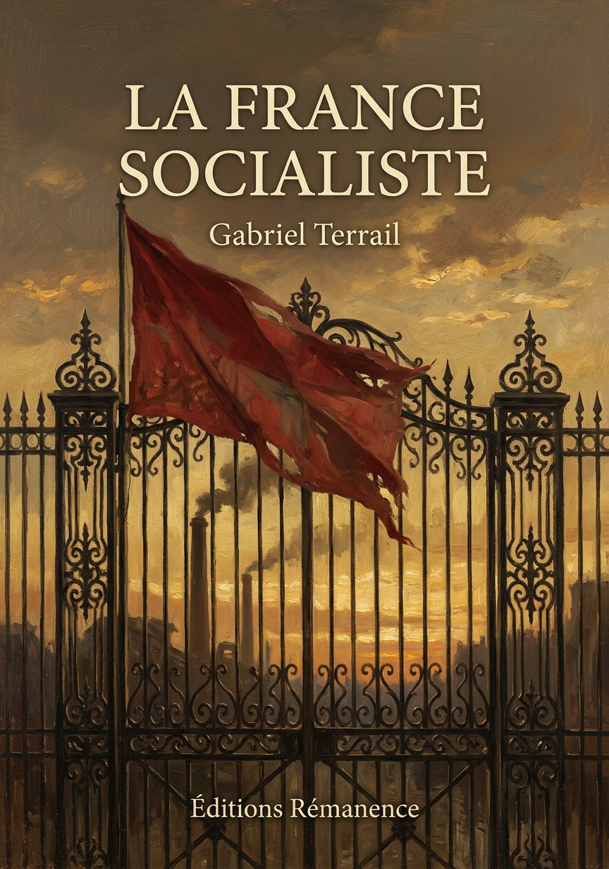Livre La France socialiste par Gabriel Terrail - Couverture - Editions Remanence