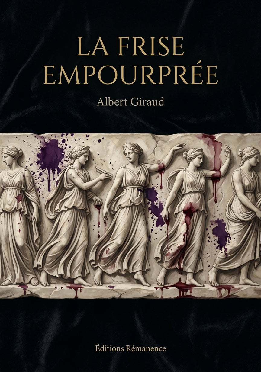 Livre La Frise empourprée par Albert Giraud - Couverture - Editions Remanence
