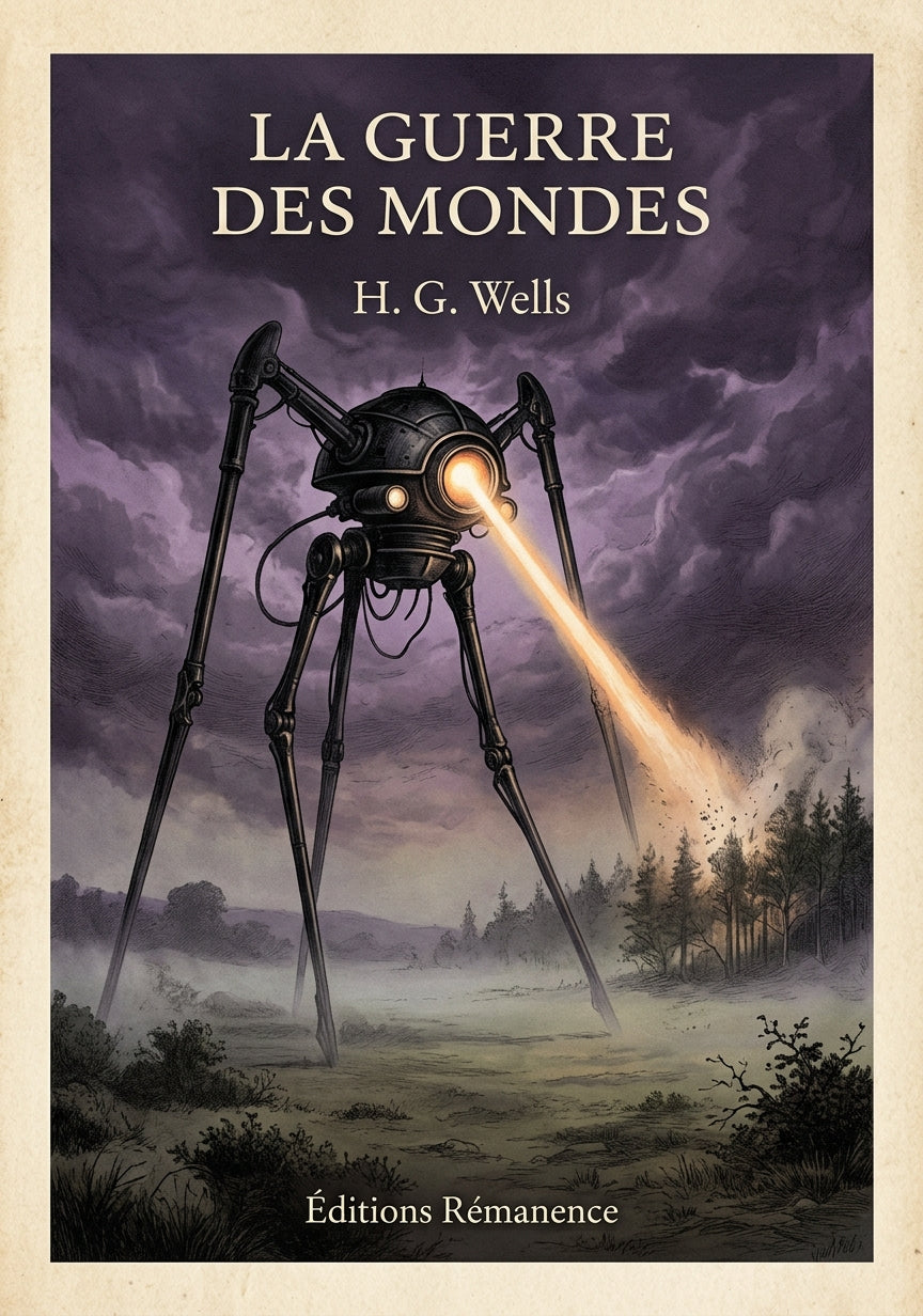 La guerre des mondes - H. G. Wells (Couverture)