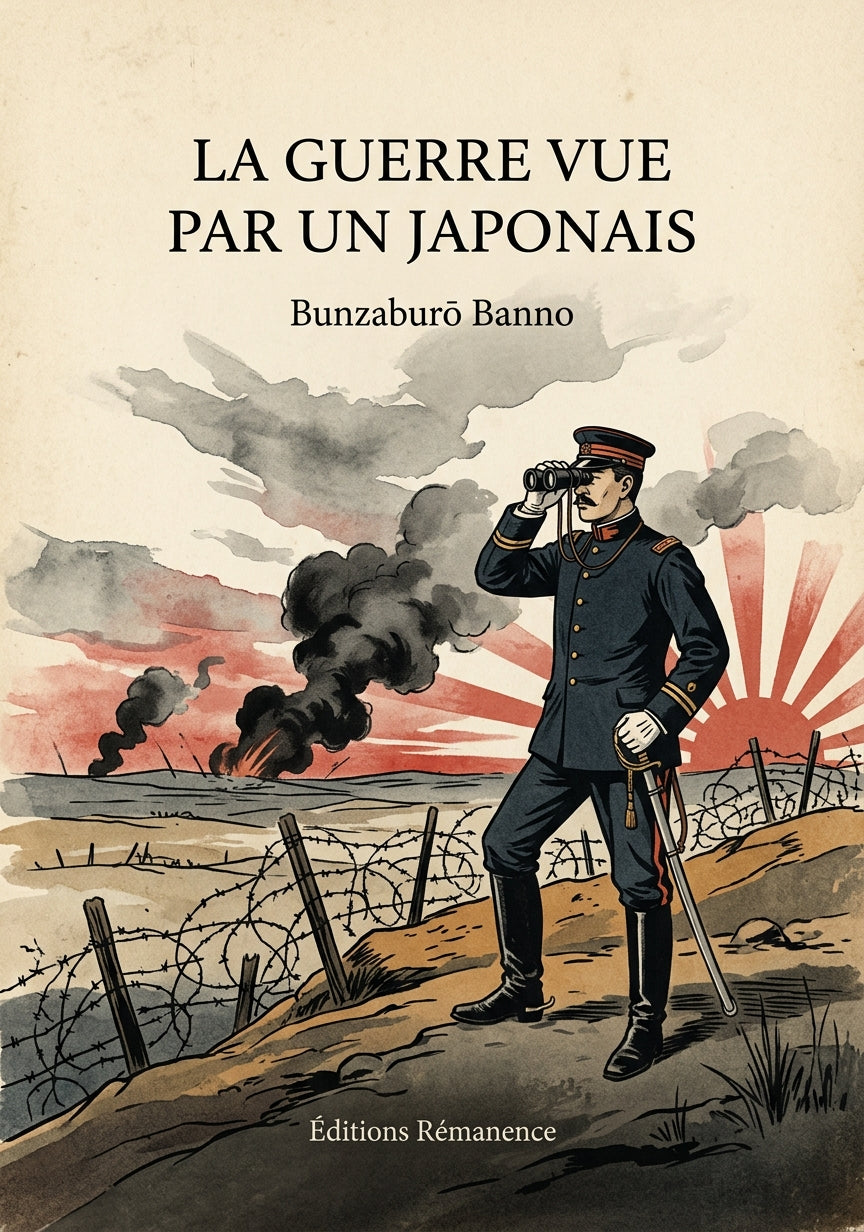 Livre La Guerre vue par un Japonais par Bunzaburō Banno - Couverture - Editions Remanence