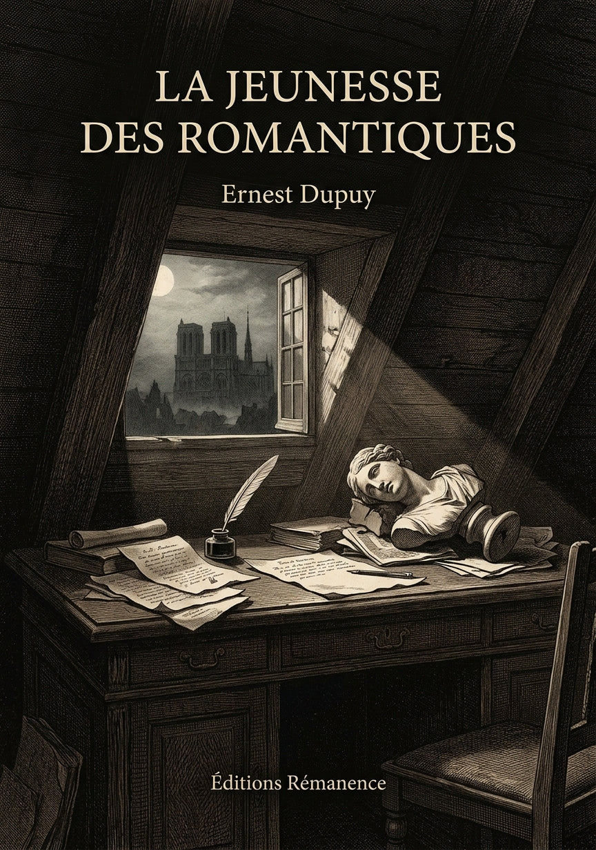 Livre La Jeunesse des Romantiques par Ernest Dupuy - Couverture - Editions Remanence