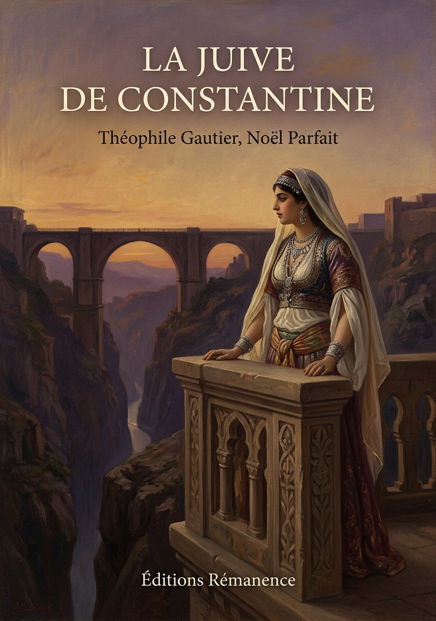 Livre La Juive de Constantine par Théophile Gautier, Noël Parfait - Couverture - Editions Remanence