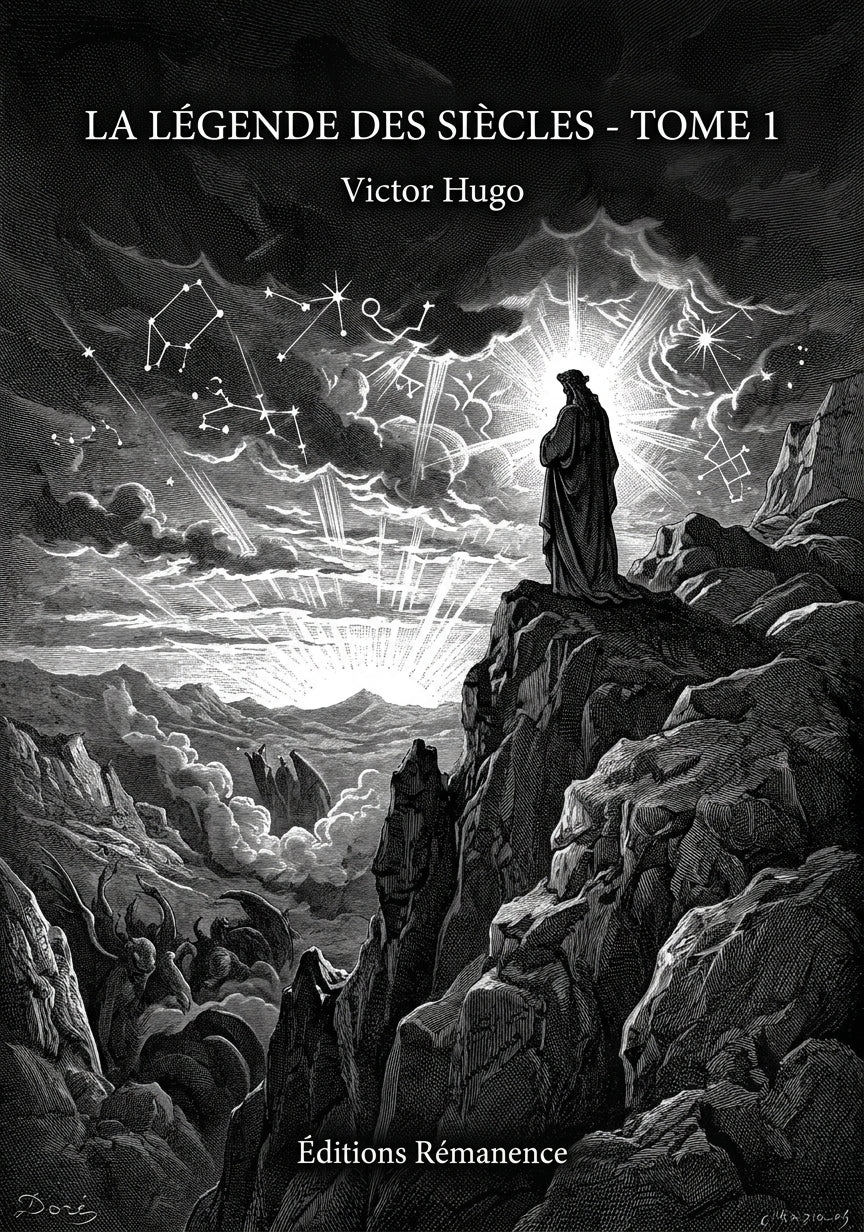 Livre La Légende des siècles - Tome 1 par Victor Hugo - Couverture - Editions Remanence