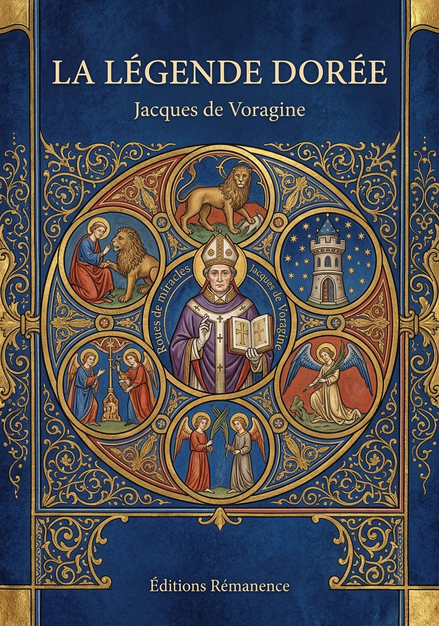 Livre La Légende dorée par Jacques de Voragine - Couverture - Editions Remanence